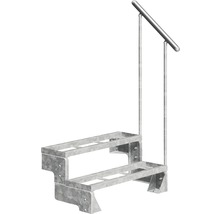 Metalltreppe mit Handlauf