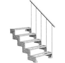 Metalltreppe mit Geländer für den Außenbereich
