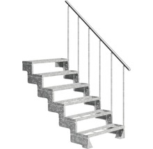 Metalltreppe mit Handlauf