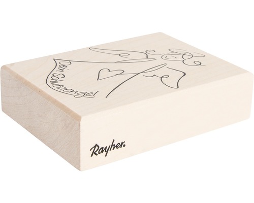 Rayher Schutzengel Stempel aus Holz