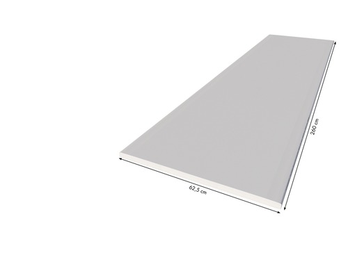 Arbeitsplatte, 260 mal 62,5 Zentimeter
