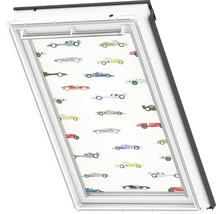 VELUX Verdunkelungsrollo Kids Rennautos manuell Rahmen weiß DKL SK06 4654SWL-thumb-4