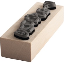 Holzstempel mit Gummimotiv