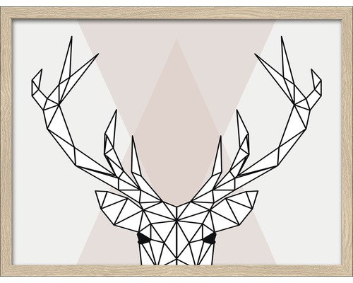 Gerahmtes Bild Deer ll 33x43 cm