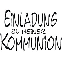 H.- Stempel "Einladung z. Kommunion"-thumb-0