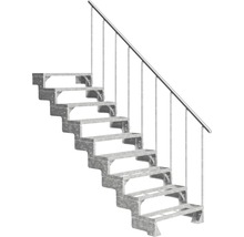 Metalltreppe mit Geländer