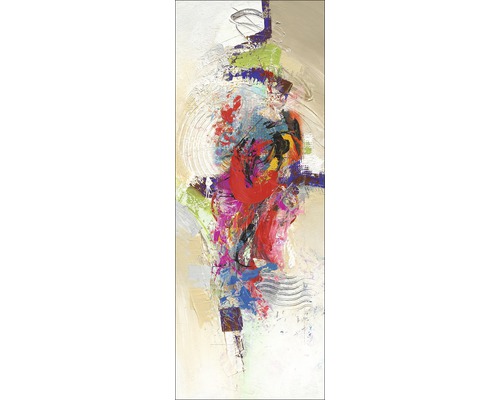 Leinwandbild Colourful Abstraction 27x77 cm