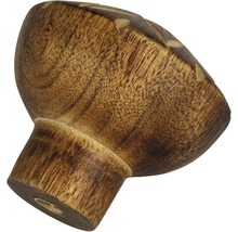 Möbelknopf Gravur Holz/walnuss ØxH 40/34 mm-thumb-3