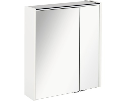 Spiegelschrank FACKELMANN Denver 60 x 16 x 68,5 cm weiß 2-türig LED IP 20