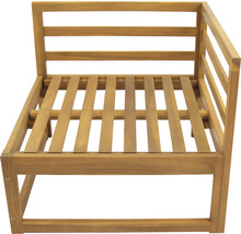 Loungeset 4 -Sitzer bestehend aus: Sessel, Hocker, Tisch Holz inkl. Auflagen-thumb-13