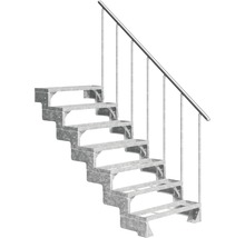 Metalltreppe mit Geländer für den Außenbereich