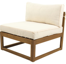 Loungeset 4 -Sitzer bestehend aus: Sessel, Hocker, Tisch Holz inkl. Auflagen-thumb-10
