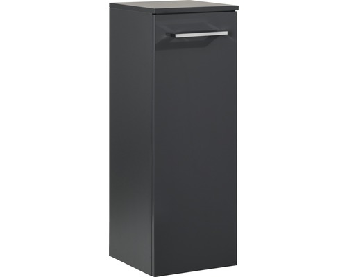 FACKELMANN Midischrank Hype3.0 anthrazit 82,5x30,5x32 cm Grauer Bad-Hochschrank mit Tür und Griff