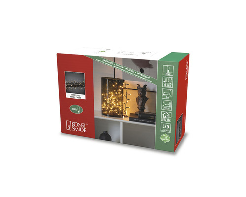 Verpackung einer Lichterkette mit 600 LED Lampen von Konstsmide