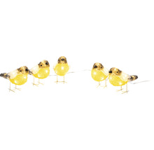 Dekorative Lichterkette mit Vogelfiguren für festliche Beleuchtung