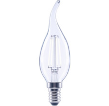 FLAIR LED Kerzenlampe dimmbar CL35 E14/2,2W(25W) 250 lm 4000 K neutralweiß klar Windstoß Kerzenlampe