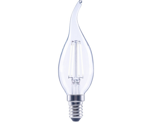 FLAIR LED Kerzenlampe dimmbar CL35 E14/2,2W(25W) 250 lm 4000 K neutralweiß klar Windstoß Kerzenlampe