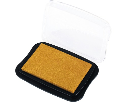 Stempelkissen mit Farbfeld und transparentem Deckel