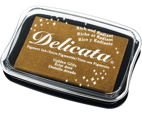 Delicata Stempelkissen Golden Glitz
