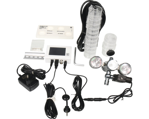 Komponenten eines Aquarien CO2-Düngesystems