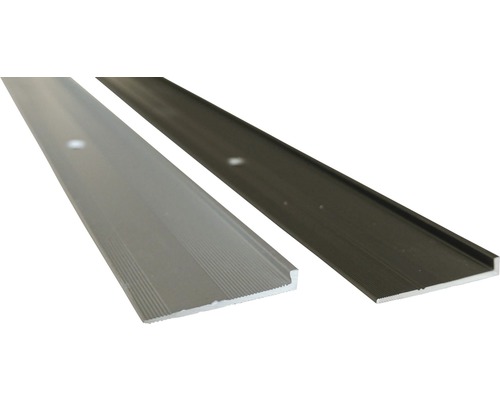 Zwei Aluminium Übergangsprofile