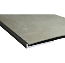 Profilleiste Abschluss Slate-Lite F-Line silber 2,5 m-thumb-1