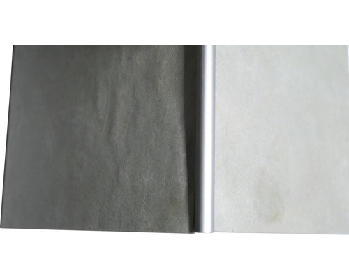 Zwei unterschiedliche Steinputzmuster