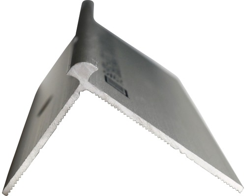 Aluminium Abschlussprofil mit gezackter Kante