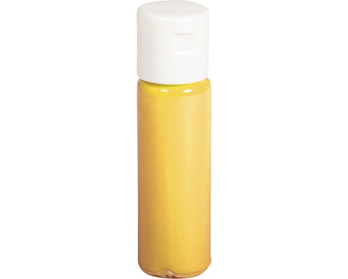 Flasche mit gelber Farbe