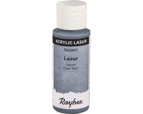 Acryl-Lasur, Effekt, 59ml, blaugrau