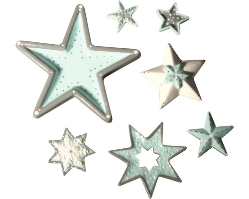 Gießform: Sterne, 7 Motive