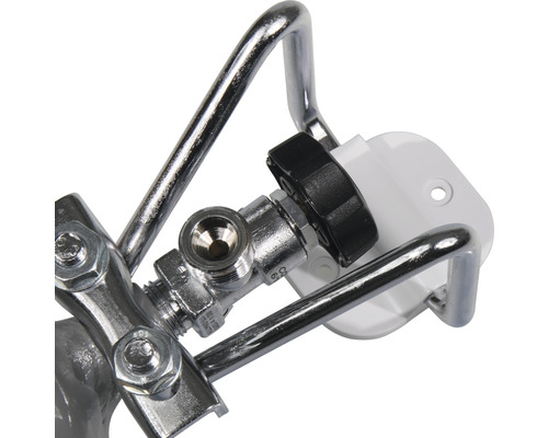 Eckventil mit Geräteanschluss und Geräteanschlusswinkel