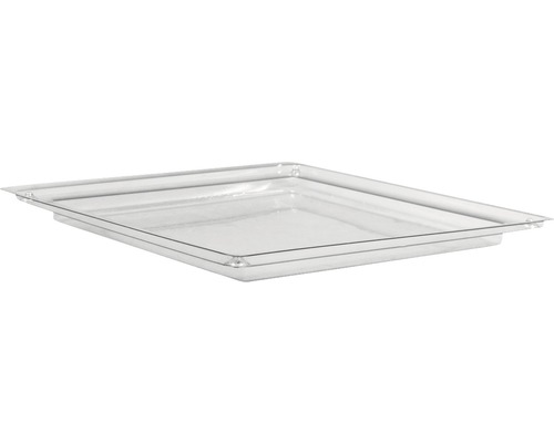 Transparente Auffangwanne aus Kunststoff