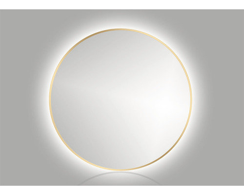 LED Spiegel Ø 80 cm gold-0