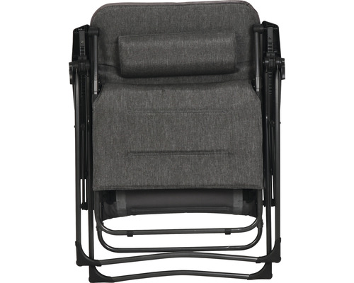 Zusammengeklappter Relaxsessel mit Kopfkissen