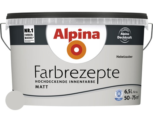 Alpina Wandfarbe Farbrezepte Nebelzauber 6,5 l