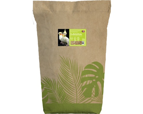 Großsittichfutter elles ohne Sonnenblumenkerne 15 kg Verpackung Großsittichfutter, 15 Kilogramm