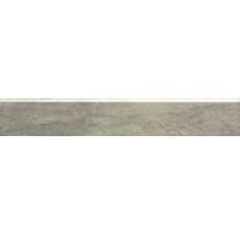 Graue Sockelfliese