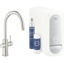 Küchenarmatur mit Filterfunktion GROHE Grohe Blue supersteel matt 31541-thumb-0 Küchenarmatur mit Filterfunktion GROHE Grohe Blue supersteel matt 31541-thumb-0