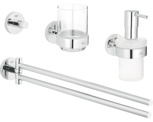GROHE Essentials Master Bad-Set 4 in 1 chrom 40846001