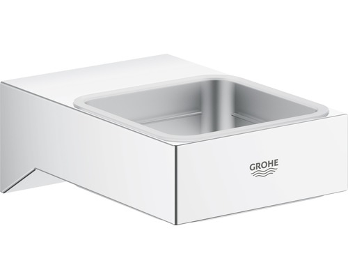 Halter für Becher, Seifenschale oder Seifenspender GROHE Selection Cube chrom 40865000