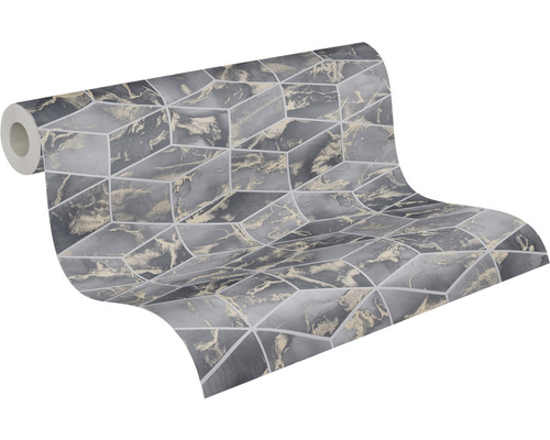 Rolle Tapete mit geometrischem Würfelmuster