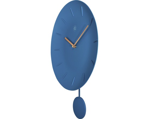 Pendeluhr mit rundem Zifferblatt und Pendel