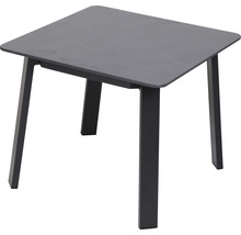 Gartenmöbelset GARDEN PLACE Alissa 2 Sitzer 5 tlg. schwarz aus robustem Aluminium, Rückenlehne verstellbar, inkl. Polster