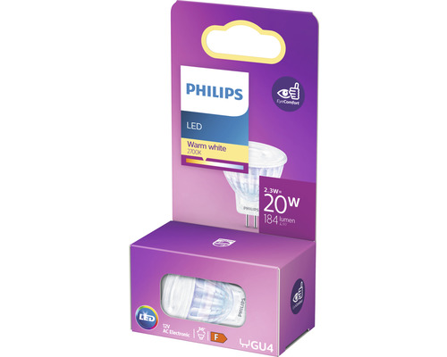 Philips LED Leuchtmittel mit GU4 Sockel in Verpackung