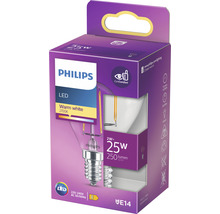 LED Tropfenlampe klar P45 E14/2W(25W) 250 lm 2700 K warmweiß
