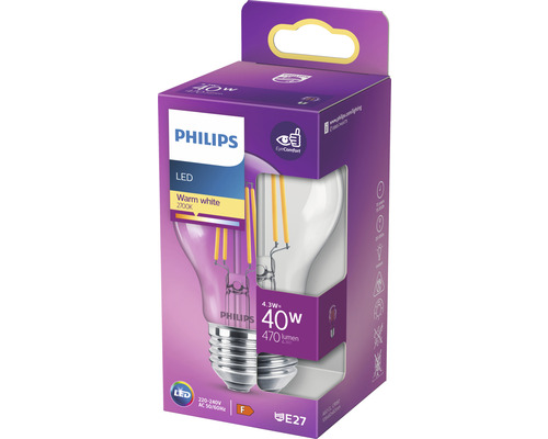 Philips LED Lampe in Produktverpackung