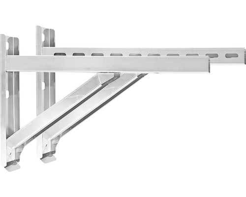 Zwei Schwerlastregalwinkel aus Metall