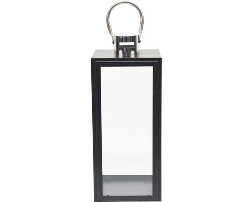 Dekorative Laterne aus Metall und Glas