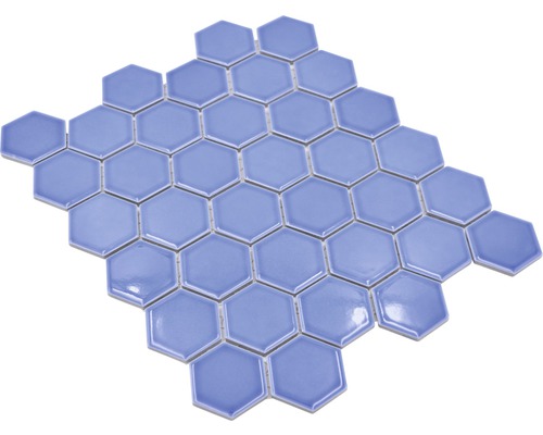 Sechseckige Keramikmosaikfliesen auf Netz